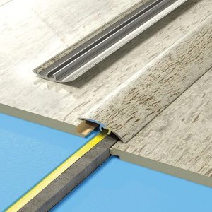 1.8m Wood Effect Aluminium Door Threshold Laminate Floor Trim