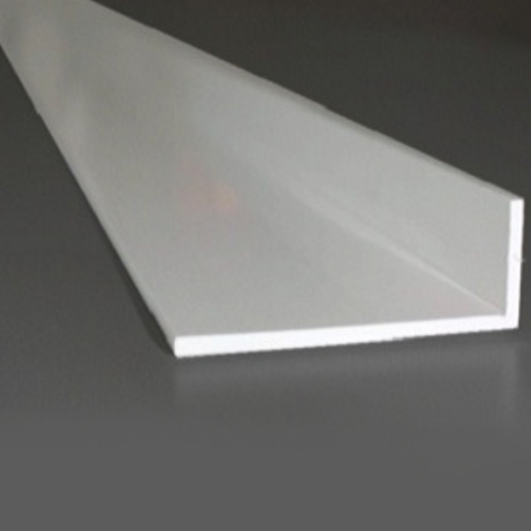 Aluminum Anodised Non-Equal Sided Silver Angle Bar 1m Long