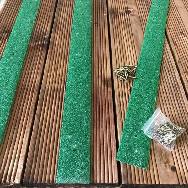 1000mm Anti Slip GRP Fiberglass Decking Strips - Pack of 50