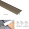 Anodised Aluminium T Bar Transition Strip Door Threshold Trim For Tiles