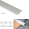 T Bar Anodised Aluminium Threshold Transition Trim For Tiles