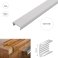 PVC U Section Melamine Trim Furniture Plastic Edging Strips