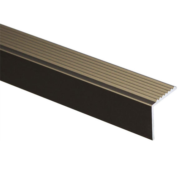 Anti Slip Aluminium Anti Slip Stair Edge Nosing Trim