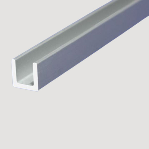 Aluminum Anodised C Profile Equal-Sided Channel C Shape Section Bar 1m Long