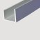 Aluminum Anodised C Profile Non-Equal Sided Channel C Shape Section Bar 1m Long