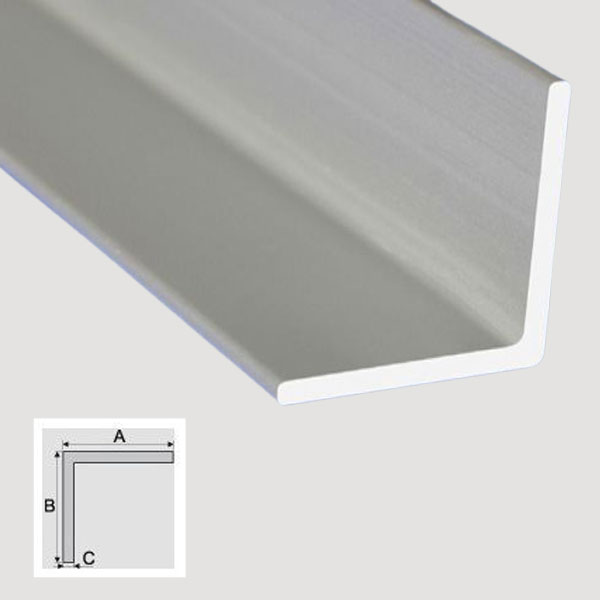 1m Anodised Aluminium Equal-Sided Angle Profile