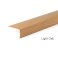  Plastic PVC Corner 90 Degree Angle Wall Guard Edge Protector Wood Effect 1m Long