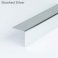 Plastic PVC Corner Trim Wall Edge Protector 1m and 2.5m Long