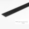 PVC Black Durable Flat Bar Trim Architrave, Cover