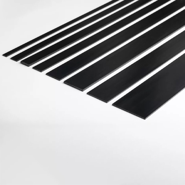 PVC Black Durable Flat Bar Trim Architrave, Cover