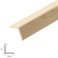 1m Long Angle Trim Moulding Beading Wooden Timber Edging Corner 