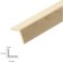 1m Long Angle Trim Moulding Beading Wooden Timber Edging Corner 