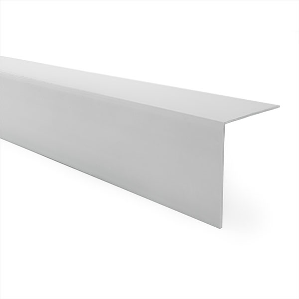 1m Long Plastic PVC Edge Corner Wall  Protective Profile 90 Degree Angle Trim 