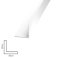 1m Plastic Corner Trim PVC Angle Cover Strip Rigid 90 Degree Angle Edging