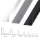 1m Plastic Corner Trim PVC Angle Cover Strip Rigid 90 Degree Angle Edging