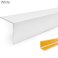 Plastic PVC Corner Self Adhesive 90 Degree Angle Trim 1m Long