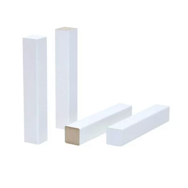 2.42m White MDF Skirting Board for Home & Offices