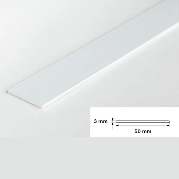 PVC Durable Flat Bar Trim Architrave, Cover