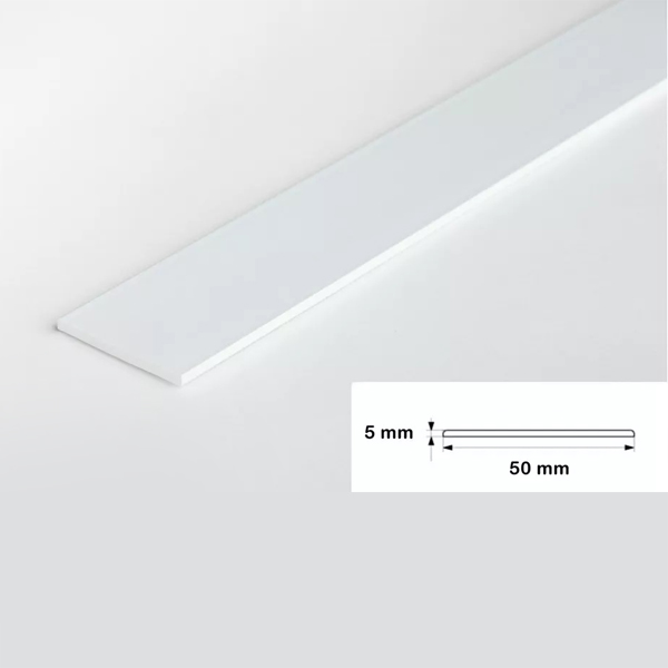 PVC Durable Flat Bar Trim Architrave, Cover