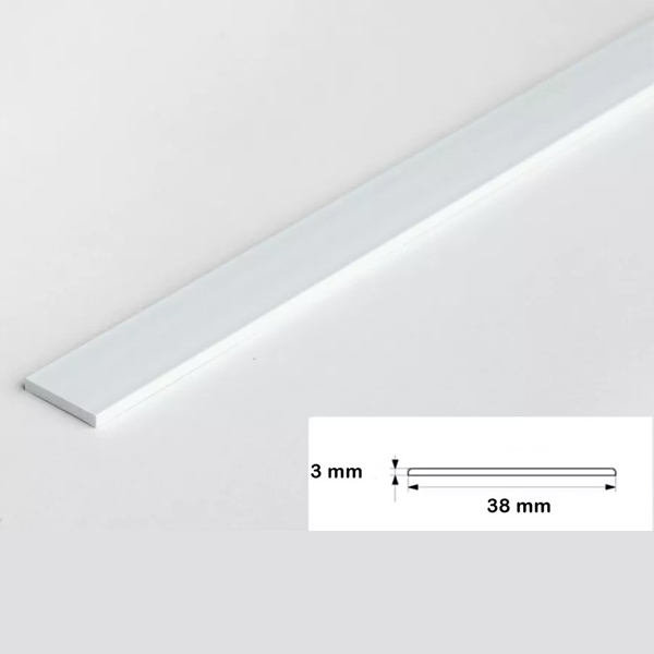 PVC Durable Flat Bar Trim Architrave, Cover