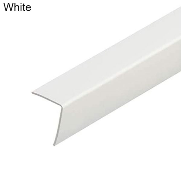 White Plastic PVC Corner 90 Degree Angle Trim 2.9m Long