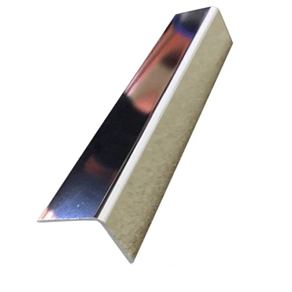 Chrome External Corner Decorative Cladding Trim - 20mm x 20mm 