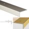 Screw Fix ANODISED Aluminium Non Slip Stair Edge Nosing Trim