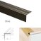 Self Adhesive Aluminium Stair Nosing For Stairs Edge Protection