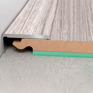 2m Wood Effect Door Threshold Laminate Floor Edge Trim Profile