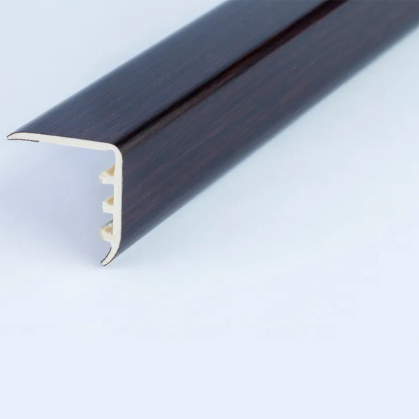 30mm UPVC Wood Effect Stair Nosing Edge Trim