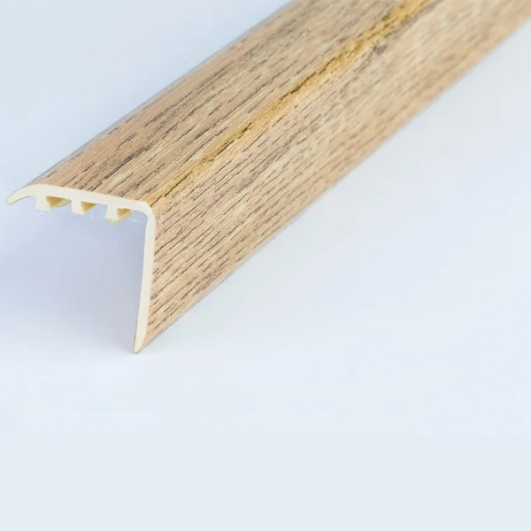 30mm UPVC Wood Effect Stair Nosing Edge Trim