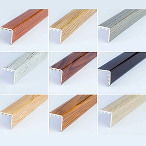 30mm UPVC Wood Effect Stair Nosing Edge Trim