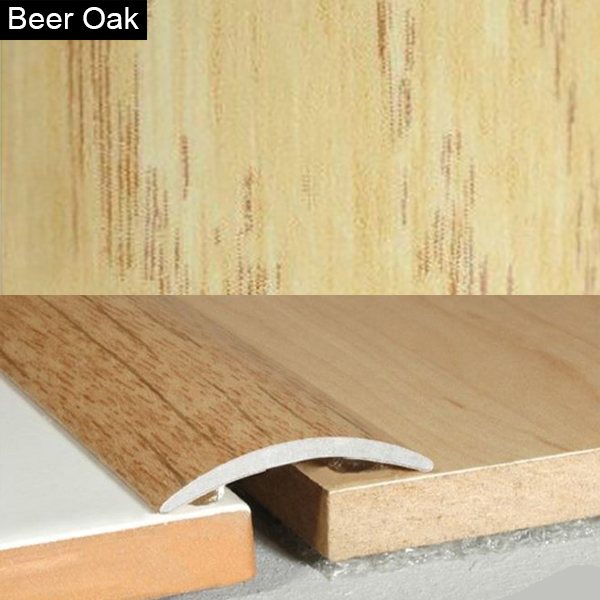 30mm Wood Effect Self Adhesive Aluminium Floor Bar Trim Threshold