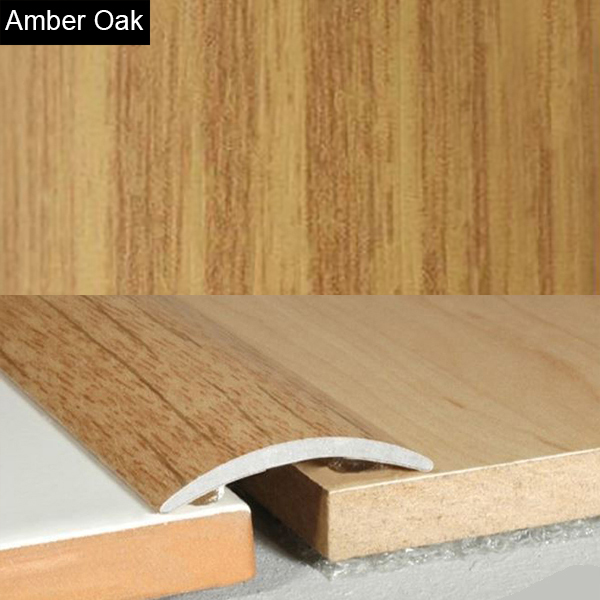 30mm Wood Effect Self Adhesive Aluminium Floor Bar Trim Threshold