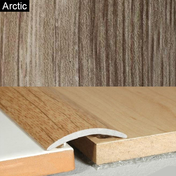 30mm Wood Effect Self Adhesive Aluminium Floor Bar Trim Threshold