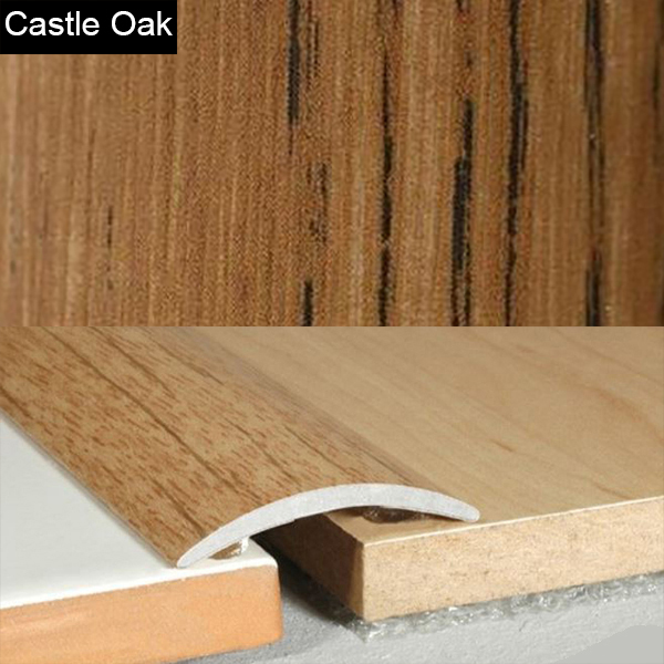 30mm Wood Effect Self Adhesive Aluminium Floor Bar Trim Threshold