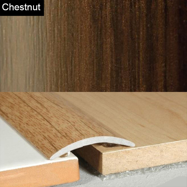 30mm Wood Effect Self Adhesive Aluminium Floor Bar Trim Threshold