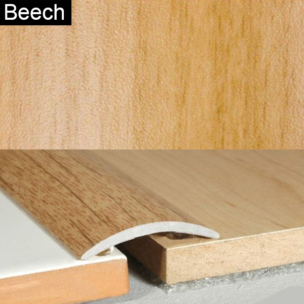 30mm Wood Effect Self Adhesive Aluminium Floor Bar Trim Threshold