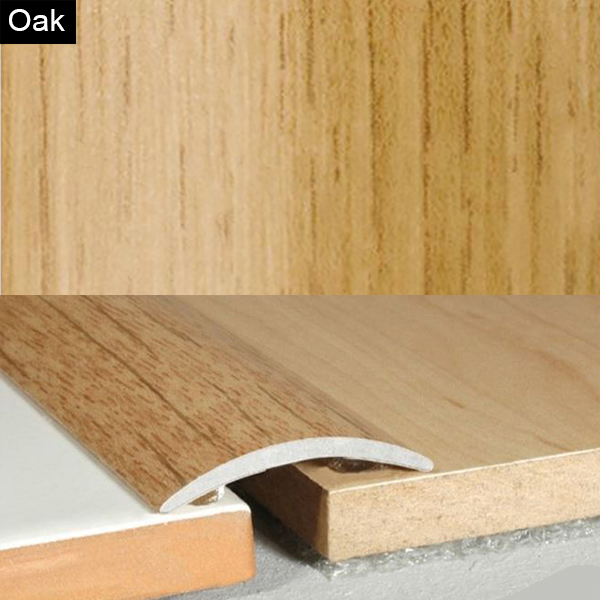30mm Wood Effect Self Adhesive Aluminium Floor Bar Trim Threshold