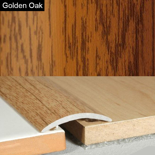 30mm Wood Effect Self Adhesive Aluminium Floor Bar Trim Threshold