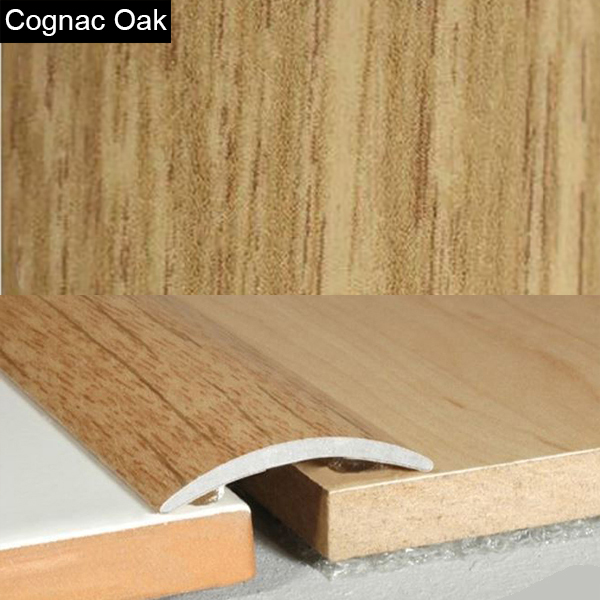 30mm Wood Effect Self Adhesive Aluminium Floor Bar Trim Threshold