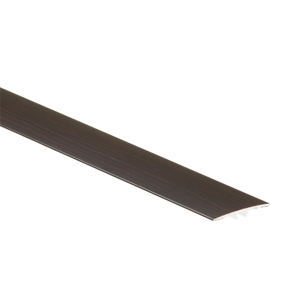 35mm Flat Aluminium Wood Effect Door Threshold Laminate Trim