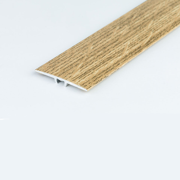 35mm Flat Aluminium Wood Effect Door Threshold Laminate Trim