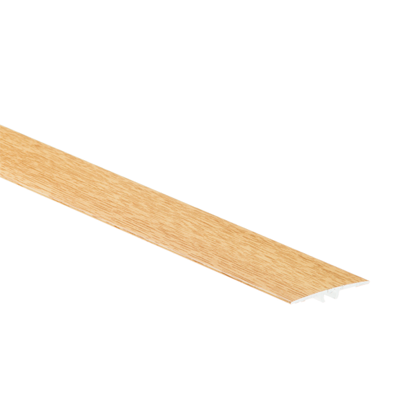 35mm Flat Aluminium Wood Effect Door Threshold Laminate Trim