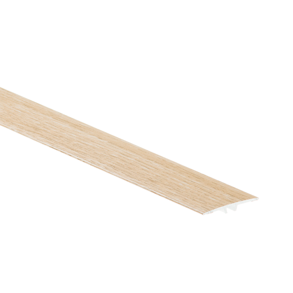 35mm Flat Aluminium Wood Effect Door Threshold Laminate Trim
