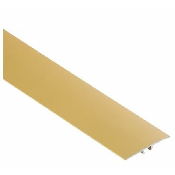 35mm Flat Aluminium Wood Effect Door Threshold Laminate Trim