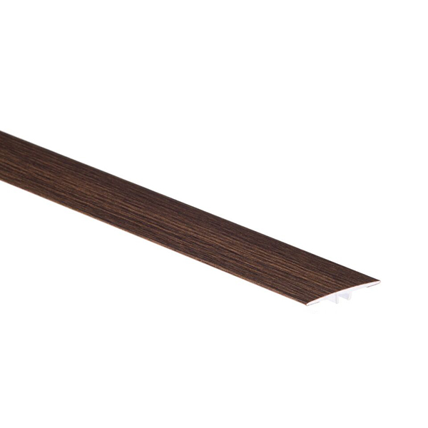35mm Flat Aluminium Wood Effect Door Threshold Laminate Trim