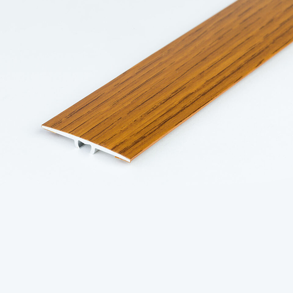 35mm Flat Aluminium Wood Effect Door Threshold Laminate Trim