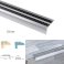 Anti Slip Aluminium Stair Edge Nosing Trim With Rubber Insert