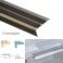 Anti Slip Aluminium Stair Edge Nosing Trim With Rubber Insert